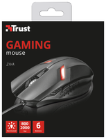 Мышь Trust Ziva Gaming Mouse Black-Grey USB