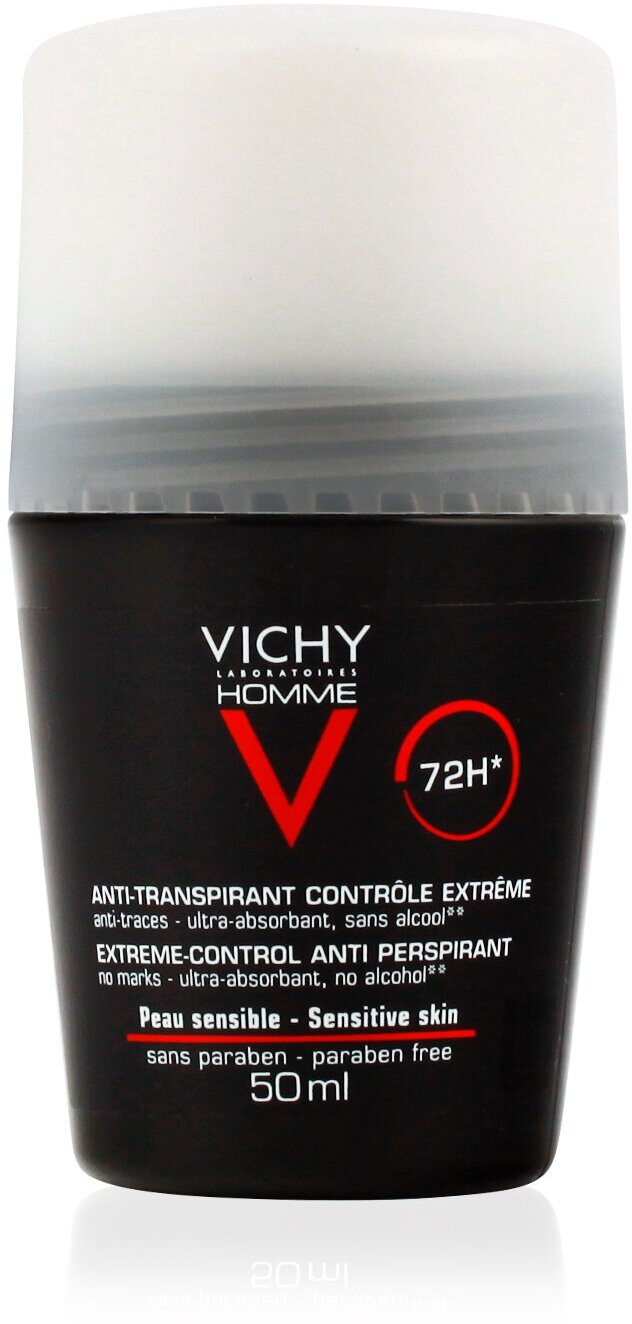 Vichy Homme Дезодорант против избыточного потоотделения с защитой 72 часа 50 мл