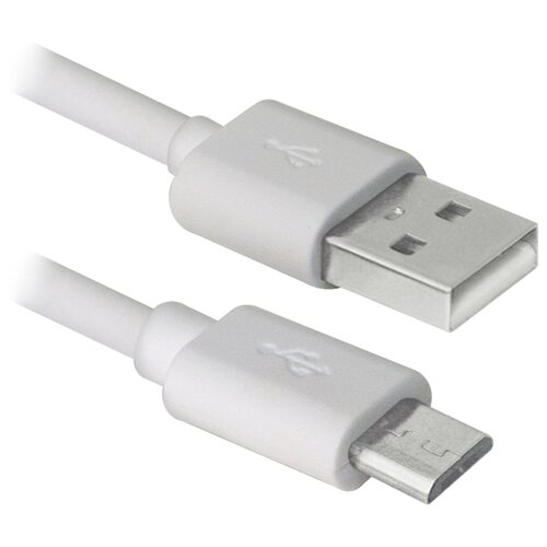 фото Кабель Defender USB - microUSB (USB08-03BH) 1 м белый