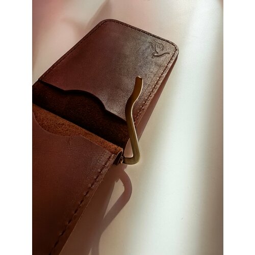 фото Зажим для купюр , коричневый нет бренда