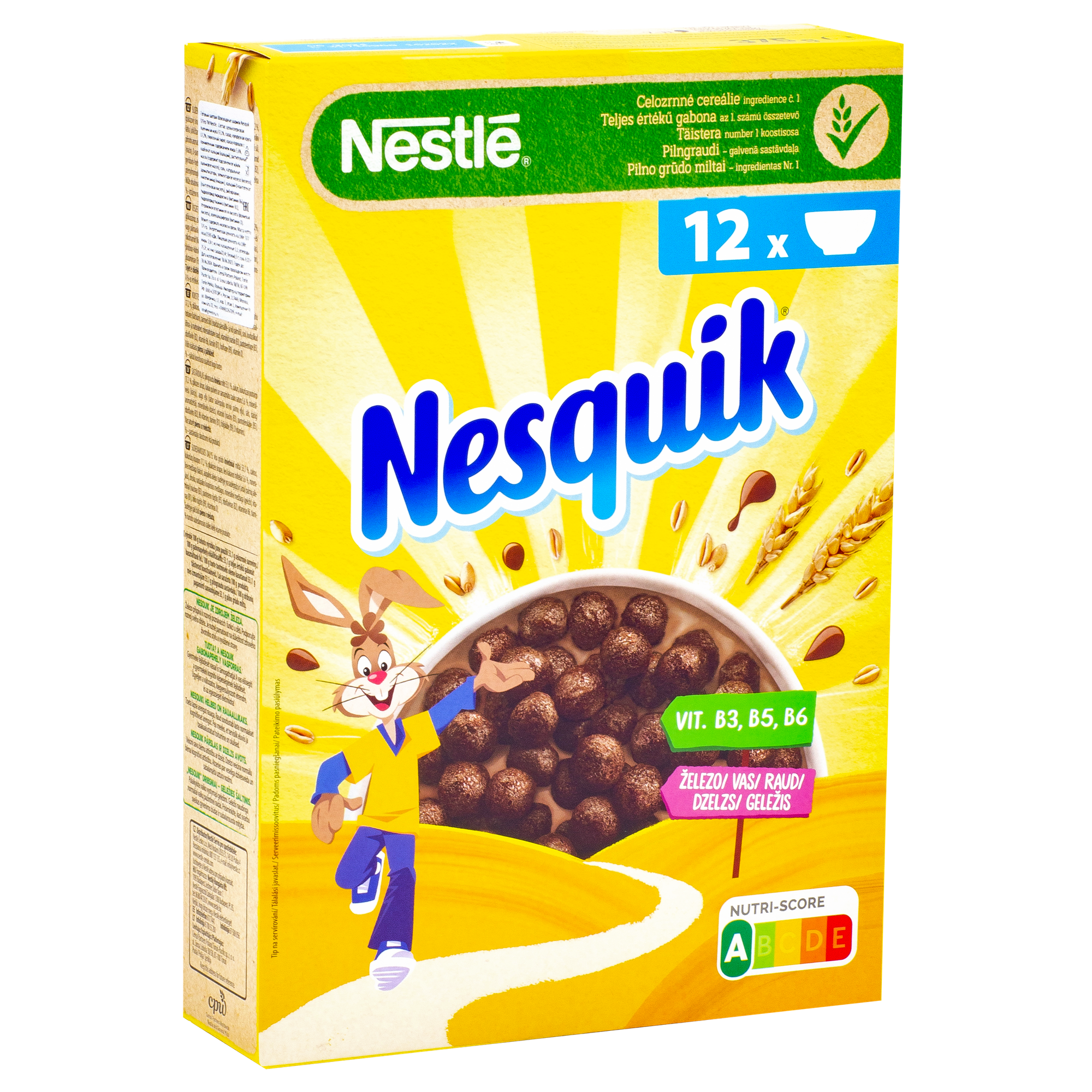 Сухой завтрак Nesquik шоколадный, Польша, 325 г - фотография № 5