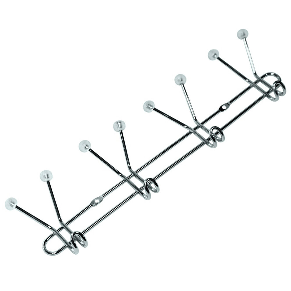 фото Планка на 4 крючка АкваЛиния рога хром