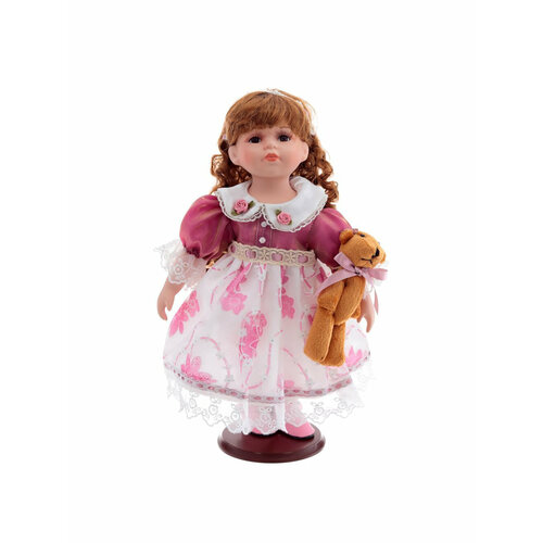 Кукла коллекционнаяKupiOn Катенька, фарфоровая, 35 см кукла фарфоровая коллекционная емеля и щука