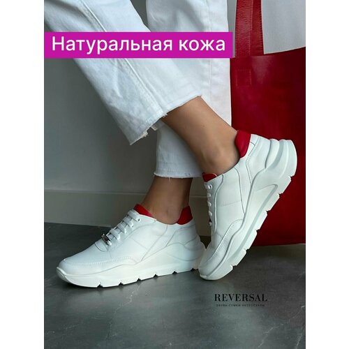 фото Кроссовки reversal, полнота f, размер 37, белый, красный