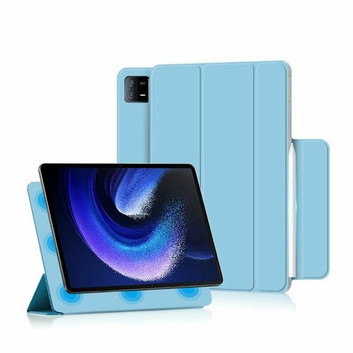 Совместим с Mi Pad 6/ Pro Защитный чехол Защитный MyPads чехол xiaomi pad 6 pro 10.9 защитный чехол книжка mypads из водоотталкивающей импортной кожи на жёсткой металлической основе для xiaomi mi pad 5 mi pad 5 pro черный