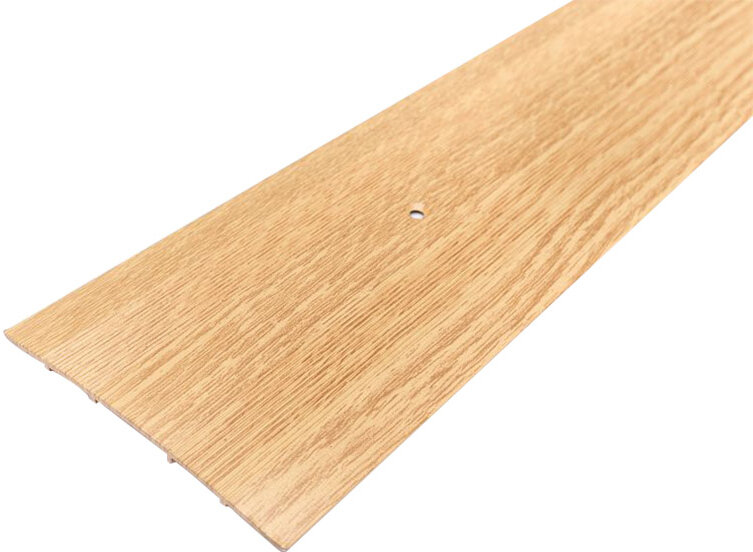 фото Порог одноуровневый для напольных покрытий, ширина 60мм, длина 0,9м, Русский профиль, Универсальный стык 60мм 0,9м ДУБ светлый