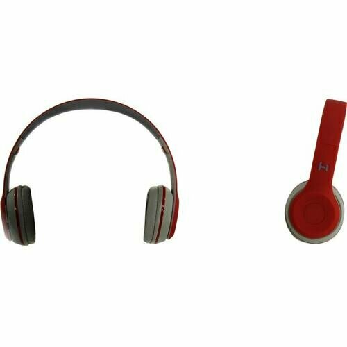 Наушники с микрофоном HARPER HB-212 Red (Bluetooth, MP3, FM-радио, microSD, шнур 1.15 м, с рег. громкости)