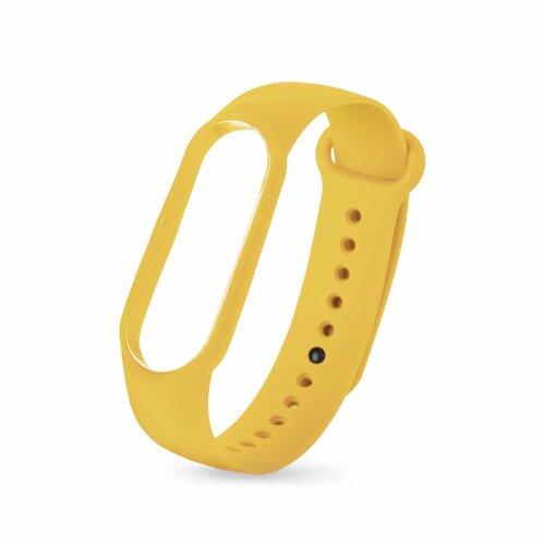 Сменный ремешок Isa для Xiaomi Mi Band 5/ Mi Band 6 yellow (Желтый)