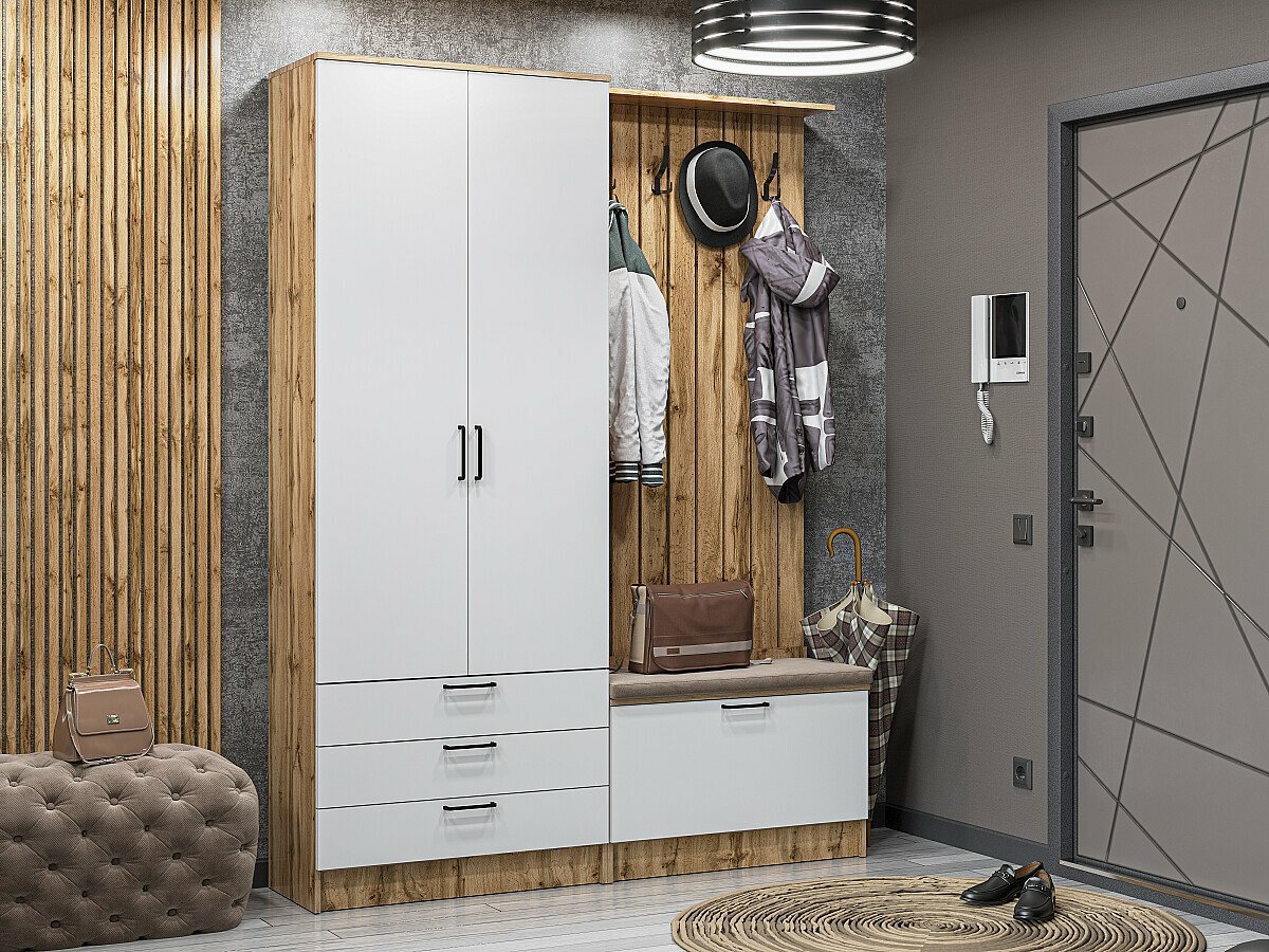 фото Прихожая Стиль-03 white