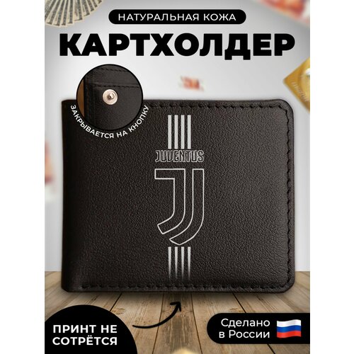 фото Визитница russian handmade kup151, натуральная кожа, 6 карманов для карт, черный