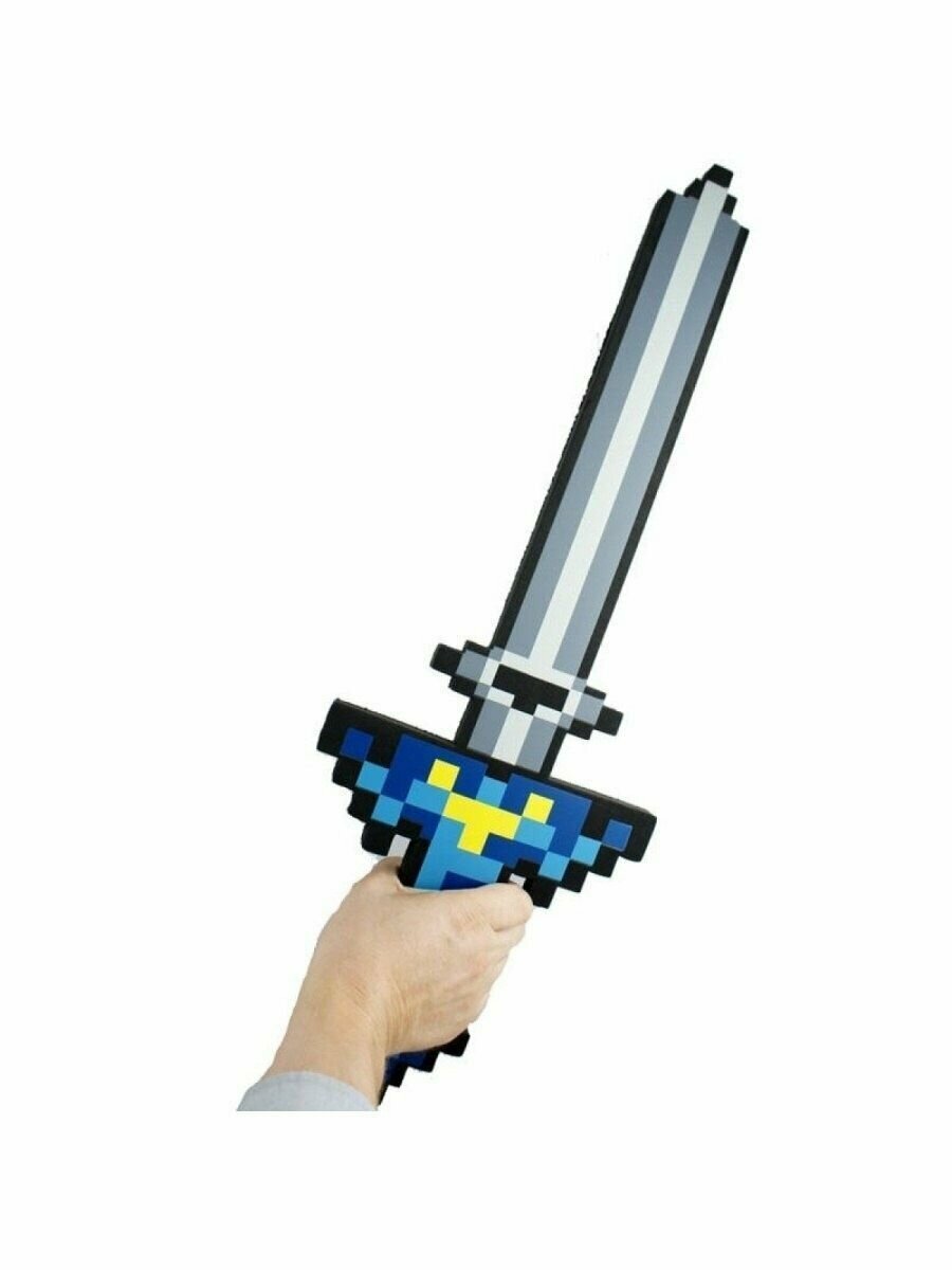 Пиксельный Космический меч из игры Minecraft