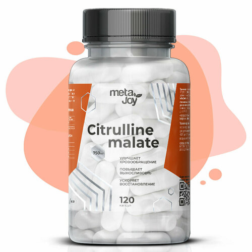 metajoy citrulline malate 750 mg 120 caps MetaJoy Citrulline malate 750 mg 120 caps