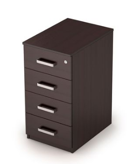 фото Тумба приставная к столу (с замком) AVANCE ALSAV 6ТЗ.002 Венге 394*550*750