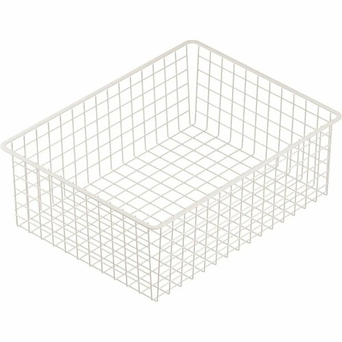 Корзина для стеллажной рамы Larvij 55x41x18 см цвет бежевый 3789₽