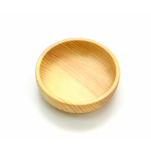 Тарелка деревянная средняя D15,5 H5