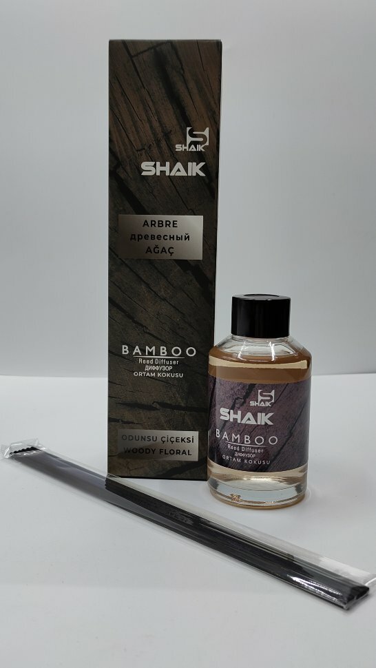 фото Shaik Аромадиффузор с палочками Bamboo Древесный 100 мл