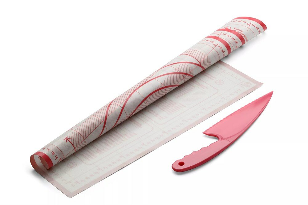 Набор Apollo GNG-02 коврик силиконовый для выпечки + нож для теста genio 