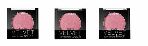 Румяна для лица Belor Design Party Velvet Touch, тон 103 розовый х 3шт