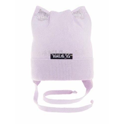 фото Шапка mialt, размер 52-54, фиолетовый
