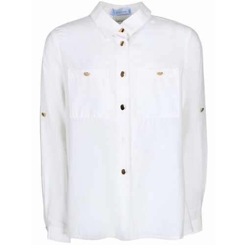 Блуза Юные фантазёры, размер 128, белый