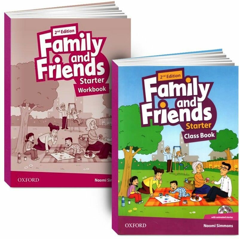 Family and Friends Starter. Полный комплект: Учебник + Рабочая Тетрадь + CD/DVD (2nd edition)