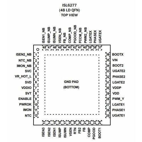Микросхема ISL6277HRZ
