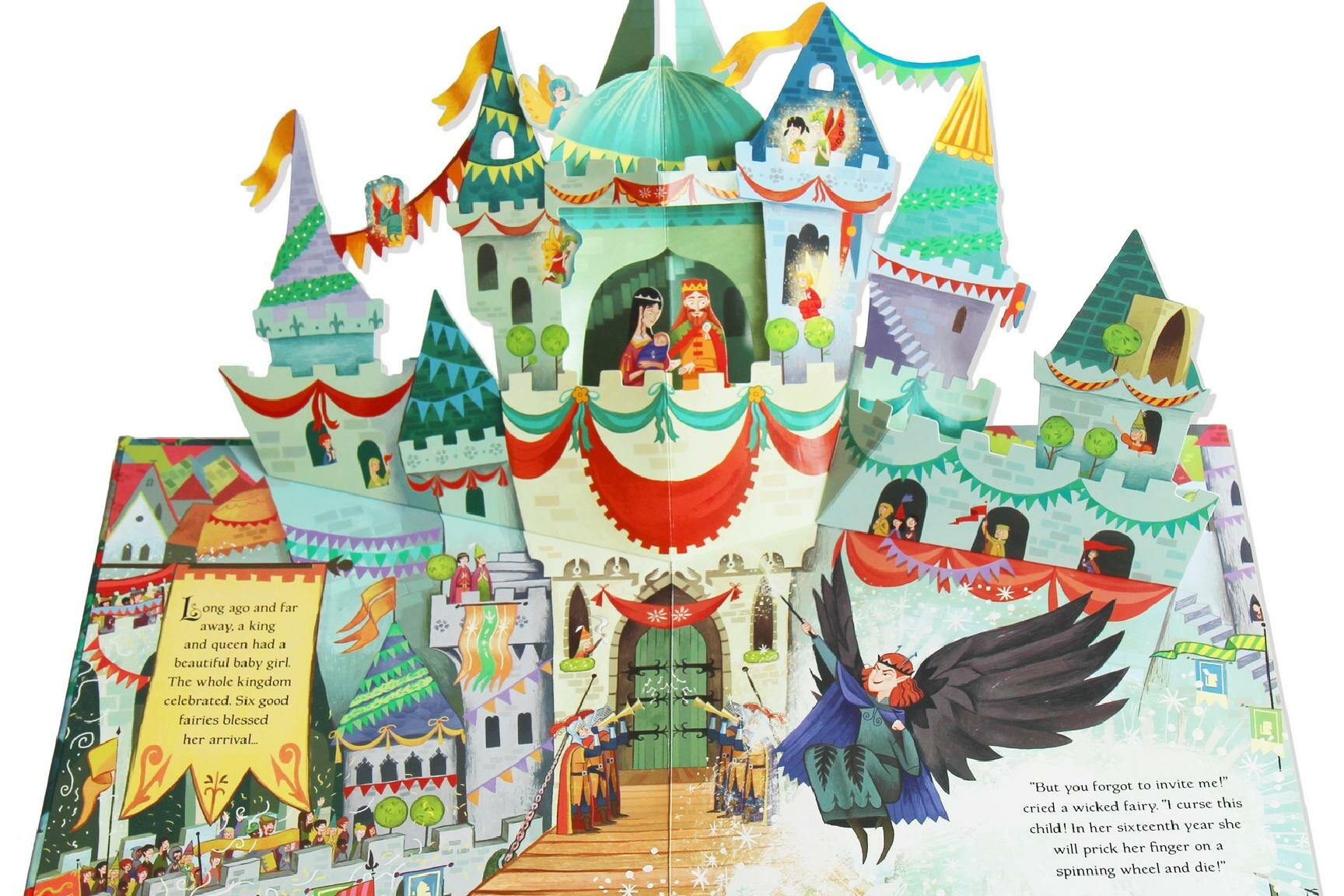 Спящая красавица. Сказки панорамки. Книга-панорама - Sleeping Beauty. Pop Up Fairy Tales - фото №3