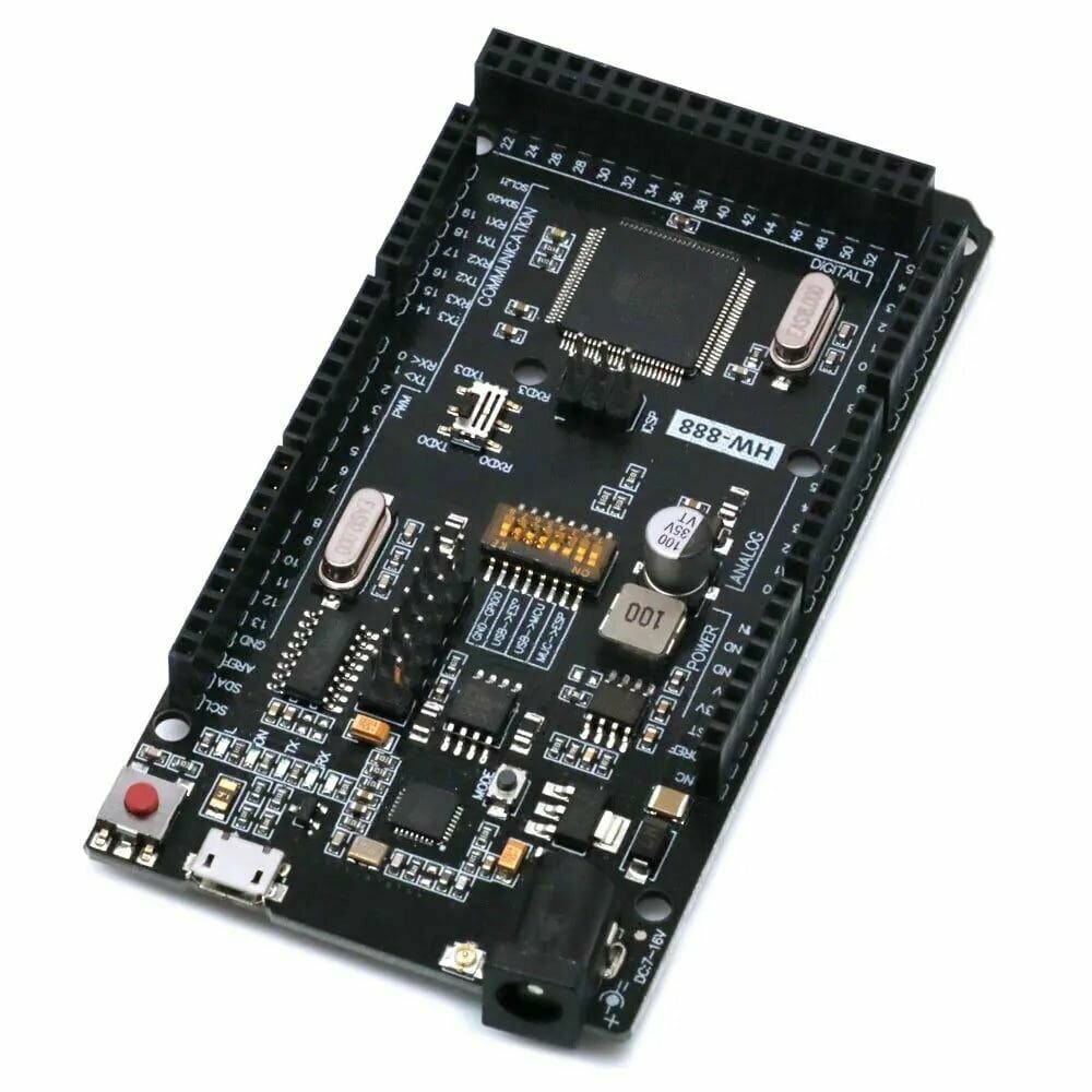 Плата Arduino Nano V3.0 (CH340) на микроконтроллере ATmega168 / Ардуино. Разъём припаян — фото 1