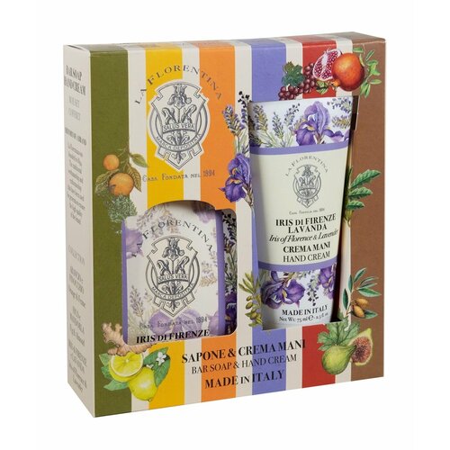 Набор для ухода за руками La Florentina Iris of Florence & Lavender Set herbs of bulgaria крем для ног lavender антибактериальный 75 мл