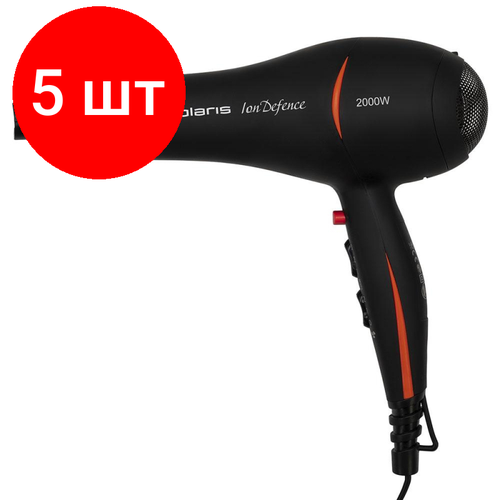 Комплект 5 штук Фен POLARIS PHD 2038Ti черный 1656800₽