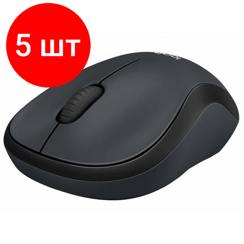 Комплект 5 штук Мышь компьютерная Logitech M220 910-004878 1306400₽
