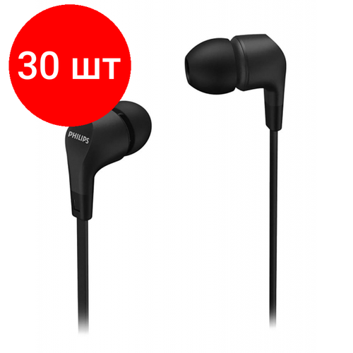 Комплект 30 штук, Наушники Philips TAE1105BK/00