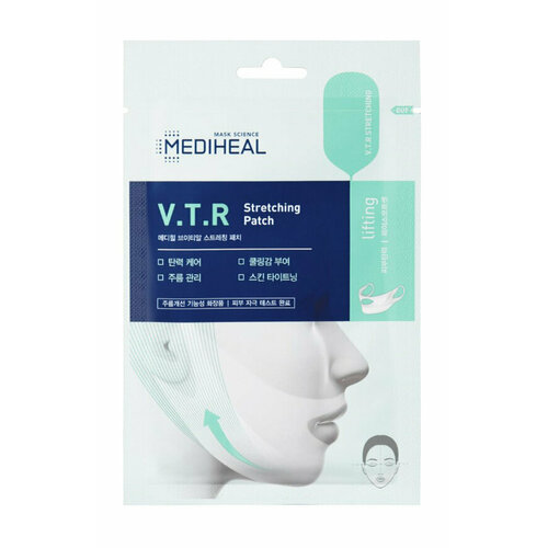 Тканевая маска для улучшения овала лица Mediheal V T R Stretching Patch karatica i m v tox patch маска для поддержания овала лица 5шт