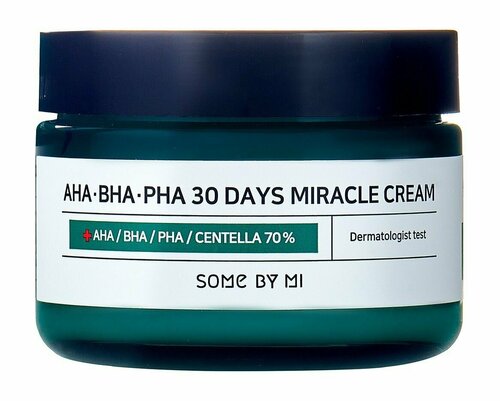 Крем для лица с BHA, AHA и PHA кислотами Some By Mi AhaBhaPha 30 Days Miracle Cream