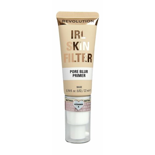 Выравнивающая база под макияж Revolution Makeup IRL Skin Filter Pore Blur Primer 22 мл . праймер выравнивающий irl pore blur filter primer