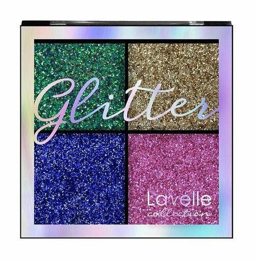 Тени для век 3 карнавал Lavelle Collection Glitter Palette