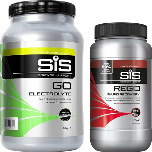 Изотоник SCIENCE IN SPORT (SiS) MIX ISOT+REGO 1 x 1600 г, 1 x 500 г, Лимон-Лайм, Шоколад восстановление science in sport sis mix rego isot 1 x 1600 г 1 x 500 г ваниль лимон лайм