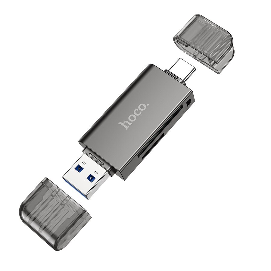 Картридер HOCO HB39 USB3.0 Type-C пластик металл TF/SD-карта