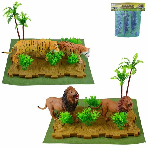 Набор фигурок животные дикой природы Африка с акссесуарами в подарок набор игровой zhongjieming toys животные дикой природы