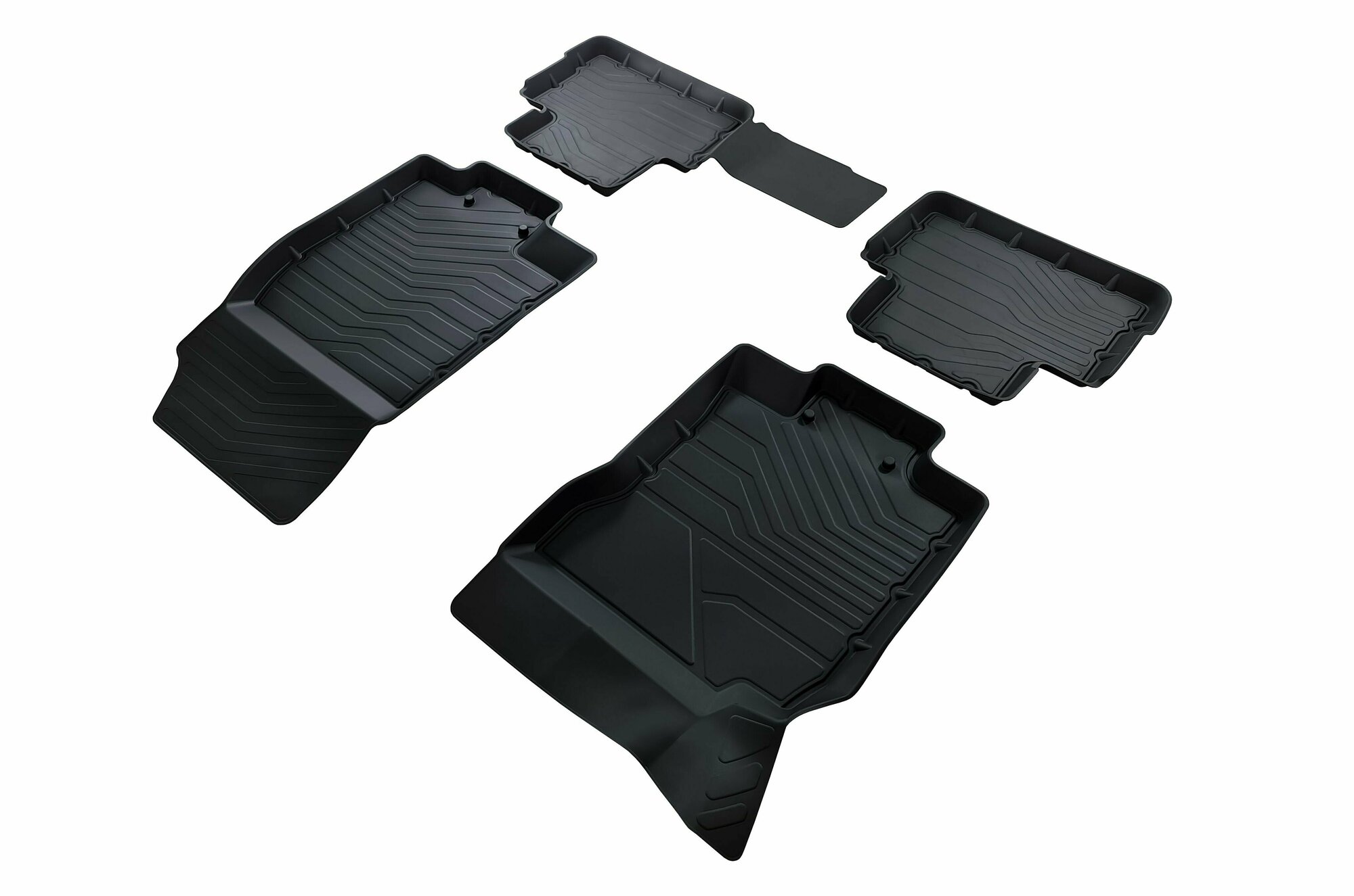 Коврики для салона резиновые SRTK 3D LUX для Nissan Qashqai II RUS (2014-)