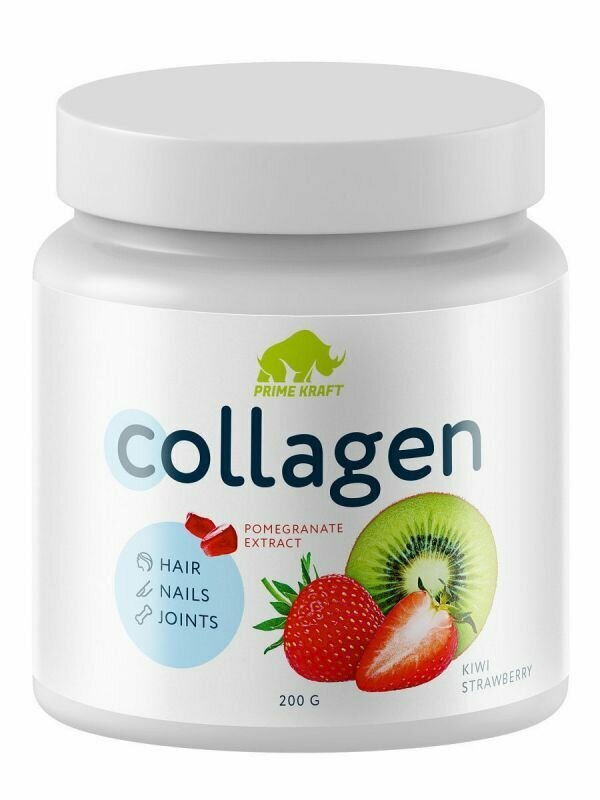 PrimeKraft Collagen, 200 грамм, Клубника-Киви