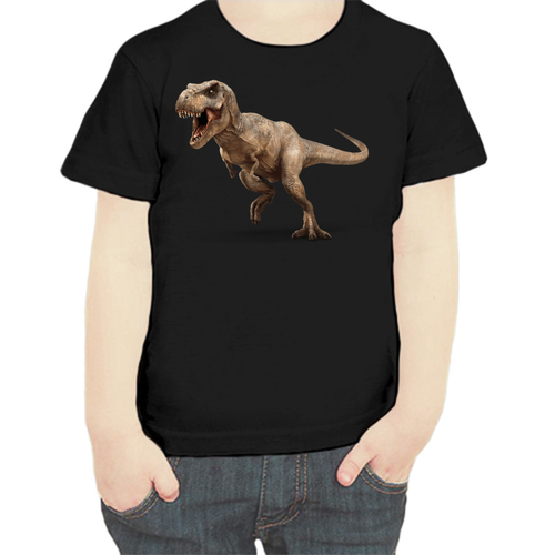 фото Футболка , размер 104, черный нет бренда