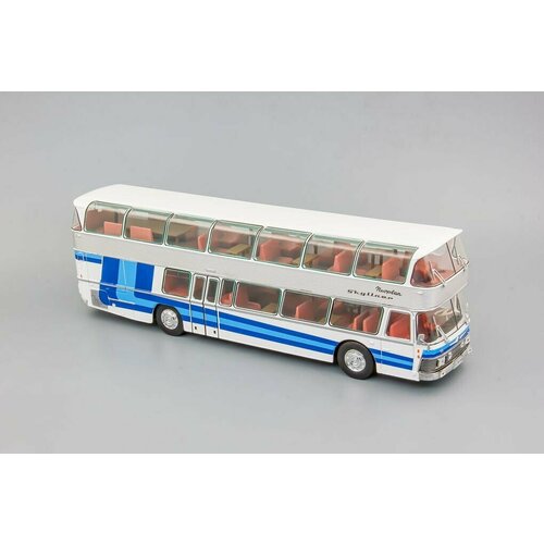 Автобус NEOPLAN SKYLINER NH22L 1983 White/Blue, масштабная модель коллекционная