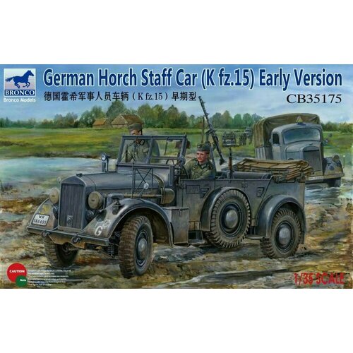 Сборная модель Mittlerer Einheits Personenkraftwagen (m.E.Pkw) Kfz 12 (Early Version? 35581 le gl einheits pkw kfz 1 германский легкий единый пассажирский автомобиль iiмв