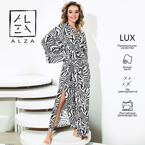 фото Халат alza, размер 42-48, белый