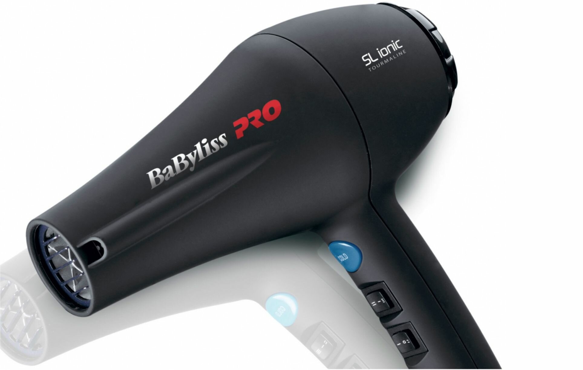 Babyliss Фен SL Ionic, черный, 1800Вт, ионизация, 1 насадка (Babyliss, ) - фото №10