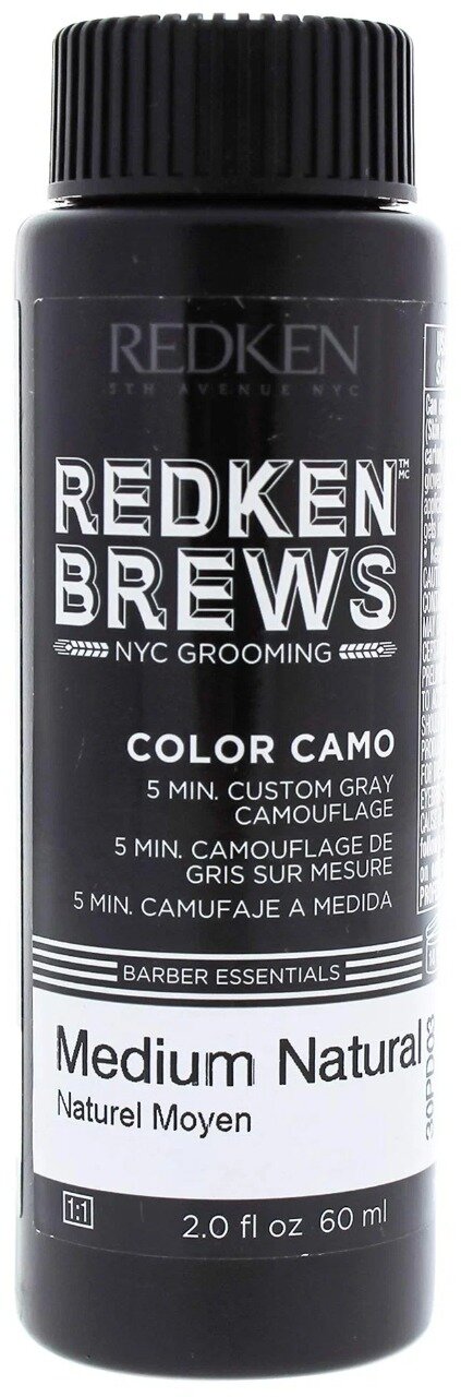 Redken Color Camo Med Natural - Краска-камуфляж для волос тон 5N сре­дний натуральный 60 мл