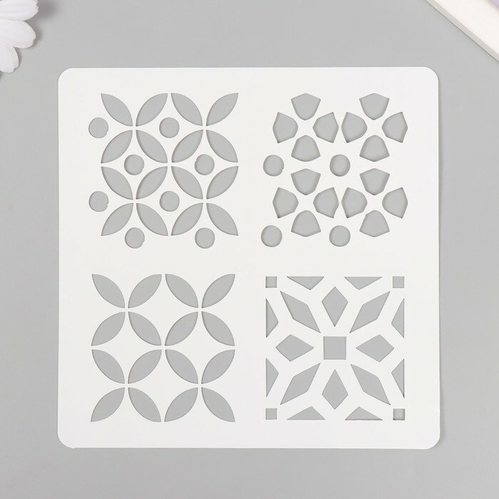 фото Трафарет плитка 15х15 см 10217036