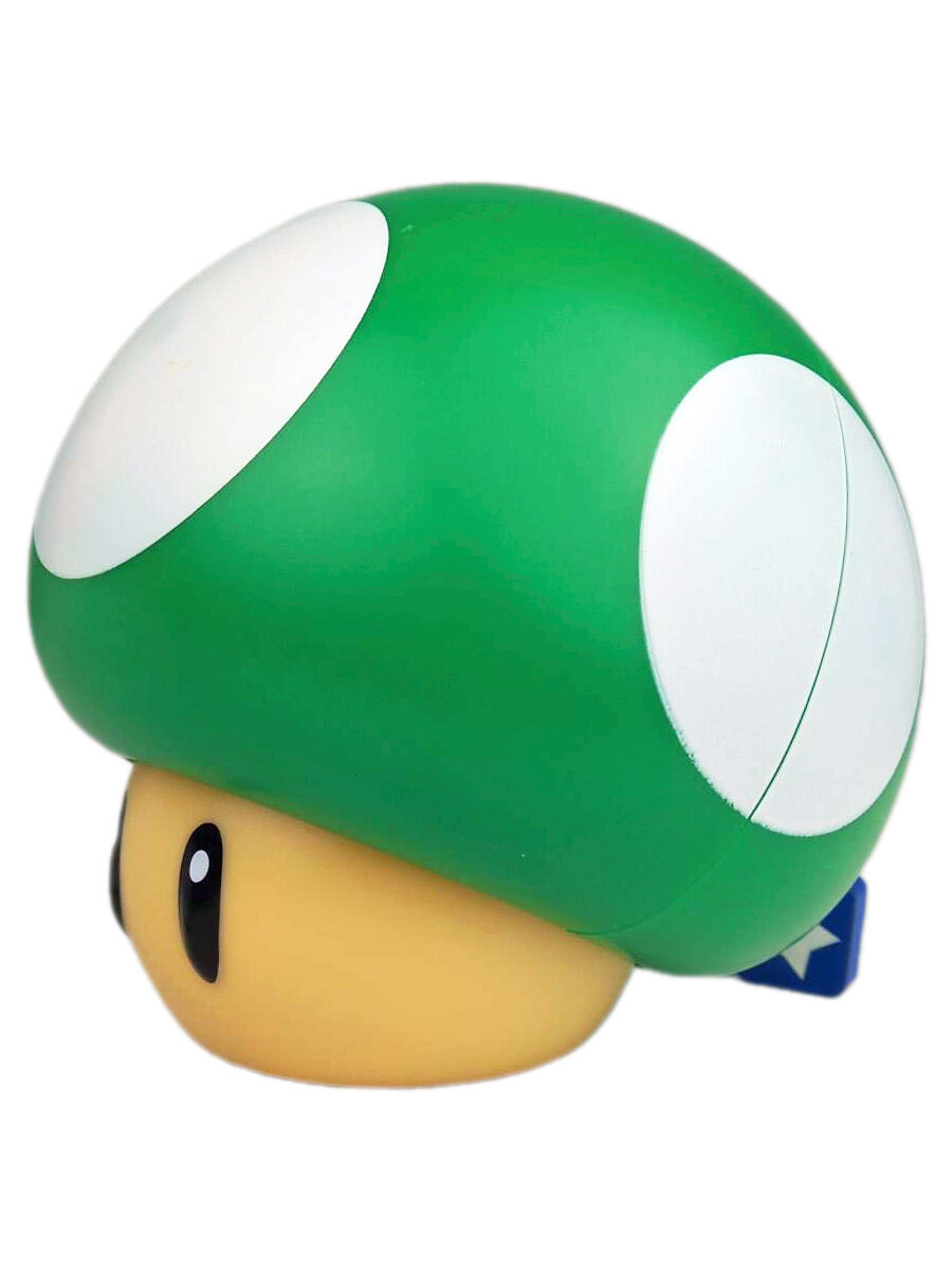 Светильник ночник Марио гриб жизни зеленый Mario usb звук 12 см - фотография № 4