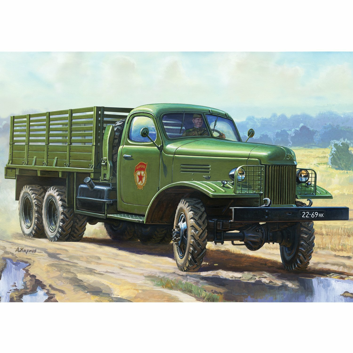 ZVEZDA Сборная модель Советский грузовик 4,5 тонны, подарочный набор - фото №15